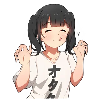 Sticker from Отаку-тян 2 @Nyasticks