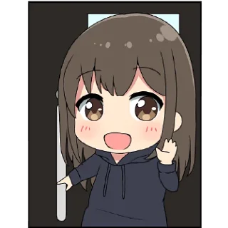 👋 emoji Парка Девочки 2 @Nyasticks Telegram sticker 14 of 41
