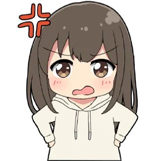 😤 emoji Парка Девочки 2 @Nyasticks Telegram sticker 9 of 41