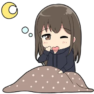 🌙 emoji Парка Девочки 2 @Nyasticks Telegram sticker 23 of 41