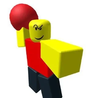 🔴 emoji БОЛЬШЕ ⇨ @CLOOBHUB РОБЛОКС НУБ ROBLOX NOOB СТИКЕРЫ Telegram sticker 23 of 44