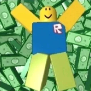 💸 emoji БОЛЬШЕ ⇨ @CLOOBHUB РОБЛОКС НУБ ROBLOX NOOB СТИКЕРЫ Telegram sticker 7 of 44