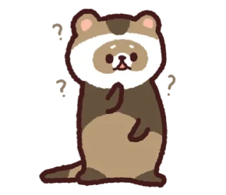 🦝 emoji 🤲🏻   Zz   ˚  by ➜ @plusikradom Telegram sticker 18 of 40