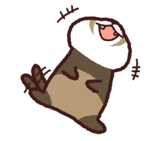 🦝 emoji 🤲🏻   Zz   ˚  by ➜ @plusikradom Telegram sticker 24 of 40