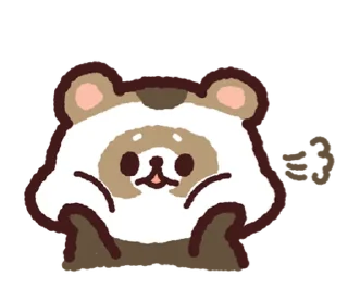 🦝 emoji 🤲🏻   Zz   ˚  by ➜ @plusikradom Telegram sticker 16 of 40