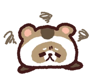 🦝 emoji 🤲🏻   Zz   ˚  by ➜ @plusikradom Telegram sticker 14 of 40