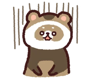 🦝 emoji 🤲🏻   Zz   ˚  by ➜ @plusikradom Telegram sticker 13 of 40