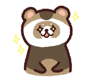 🦝 emoji 🤲🏻   Zz   ˚  by ➜ @plusikradom Telegram sticker 5 of 40