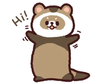 🦝 emoji 🤲🏻   Zz   ˚  by ➜ @plusikradom Telegram sticker 1 of 40