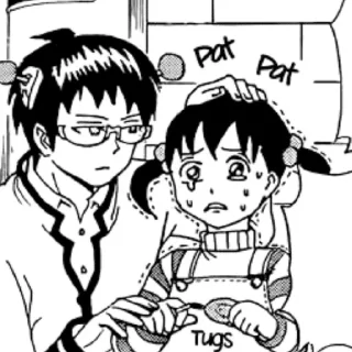 Sticker from saiki k manga