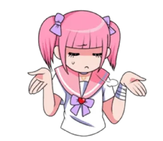 Sticker from Menhera chan @kiwiys