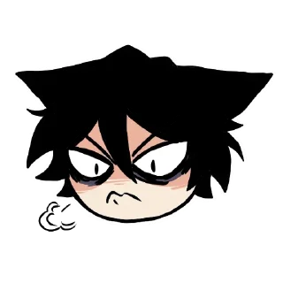 Edgy catboy @trafslybot sticker 2