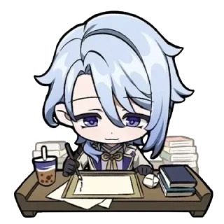 Sticker from •Аято• | @genshinart82