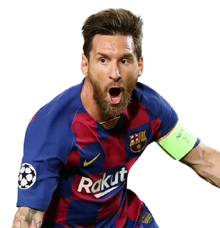 Sticker from Messi