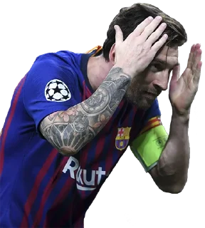 Sticker from Messi