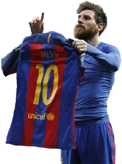 Sticker from Messi