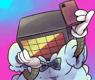 🍒 emoji @Really_BF ¦ mettaton. ¦ @manysticks Telegram sticker 7 of 120