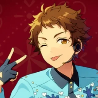 🪵 emoji ⊰ 🪵 mitsuru tenma @pantaloneshusband Telegram sticker 22 of 50