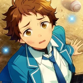 🪵 emoji ⊰ 🪵 mitsuru tenma @pantaloneshusband Telegram sticker 3 of 50