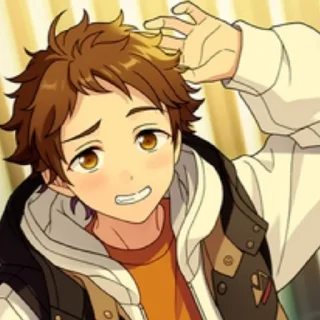 🪵 emoji ⊰ 🪵 mitsuru tenma @pantaloneshusband Telegram sticker 23 of 50