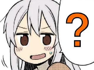 ❔ emoji Onii-chan wa Oshimai! (RUS) Telegram sticker 17 of 120