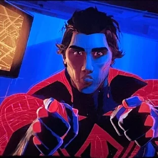😘 emoji 🔴Spider-man 2099🔴: @Earth928B Telegram sticker 22 of 100