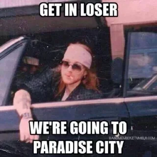 Sticker from Guns N’ Roses by @mw0mex