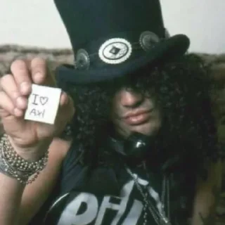 ❤️ emoji guns n roses=my life Telegram sticker 9 of 14