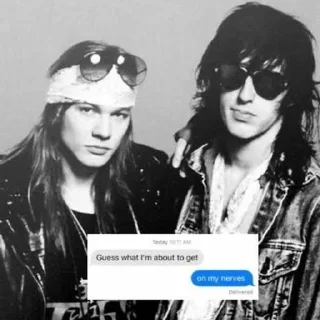 Sticker from Guns N’ Roses by @mw0mex