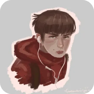 Sticker from Ну я