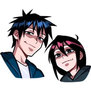 😑 emoji Икки и Мори Telegram sticker 17 of 64