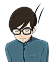 🙇 emoji kokurikozaka kara Telegram sticker 15 of 40