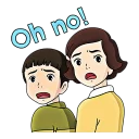 😦 emoji kokurikozaka kara Telegram sticker 14 of 40