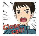 🗣 emoji kokurikozaka kara Telegram sticker 22 of 40