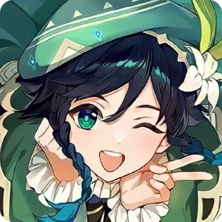 ✌️ emoji Геншин пикчи и гифки Telegram sticker 18 of 27