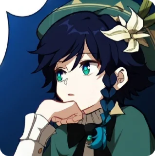❔ emoji Геншин пикчи и гифки Telegram sticker 16 of 27