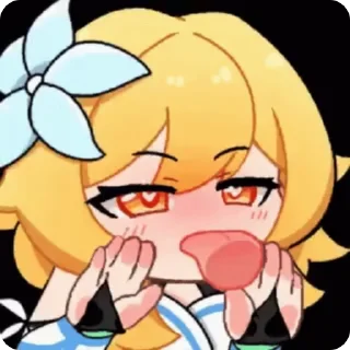 👅 emoji Геншин пикчи и гифки Telegram sticker 10 of 27