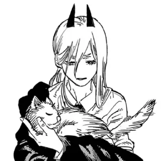 Sticker from Chainsaw Man | By @kittywup