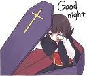 Sticker from Menhera-chan. 3 ENG :: @line_stickers