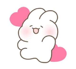 ⭐ emoji заяц @drowndreams Telegram sticker 2 of 24