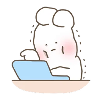 ⭐ emoji заяц @drowndreams Telegram sticker 14 of 24