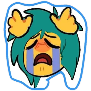 😭 emoji 13 Карт Telegram sticker 24 of 30