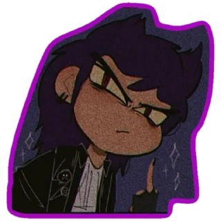 🖕 emoji 13 Карт Telegram sticker 18 of 30