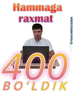 😁 emoji @teacherazizbek Telegram sticker 12 of 12