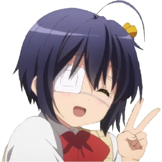 Sticker from Rikka Takanashi