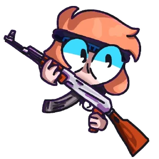🔫 emoji Отбросы Дизайн Комунити: @AAA_joe Telegram sticker 11 of 36
