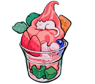 Sticker from food @itsxcvinow