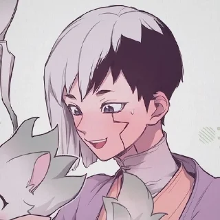 Sticker from ╭ִ ࣳ╭ ✿ ડᥱი𝕜ᴜ x 𝗀ᥱი 💗 ⃝ ֹ   ⸝⸝『 @ssengndrstone 』ᯟ