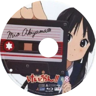𐙚 Mio Akiyama ᡣ𐭩 @KRIKOLVIX sticker 1