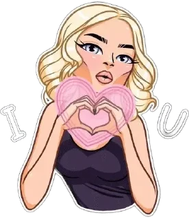 Sticker from nina куркурова💜 :: @glamourNIN